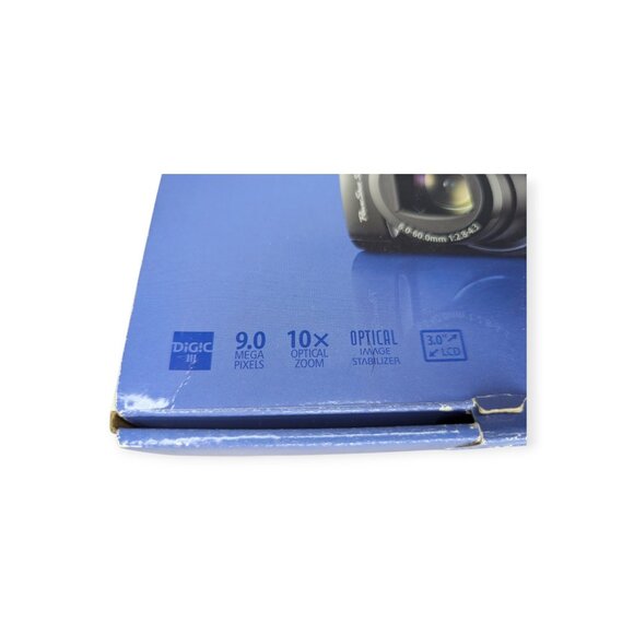 Cannon Digital Camera PowerShot SX110 IS 9 MP w/SD Card and Original Box WORKS - Picture 4 of 17